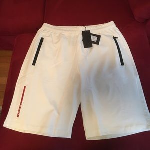 Prada shorts. Size 3XL but fits like XL. New. Draw string waist. 36 inch waist.
